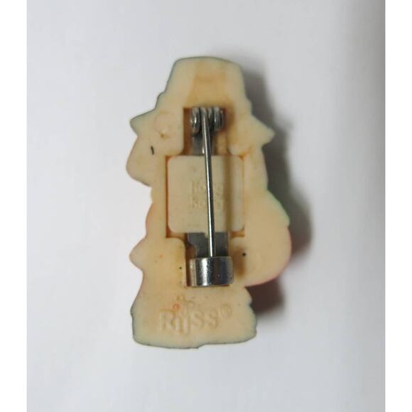 VINTAGE THANKSGIVING Pins Brooch Set 3 Turkey Pilgrim Turkey Day Retro Jewelry - Picture 8 of 8